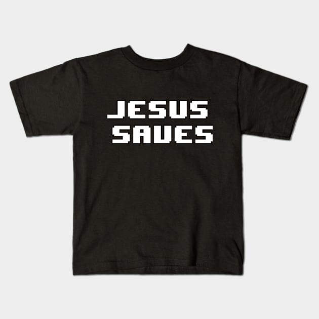 Jesus Saves Kids T-Shirt by JezusPop!